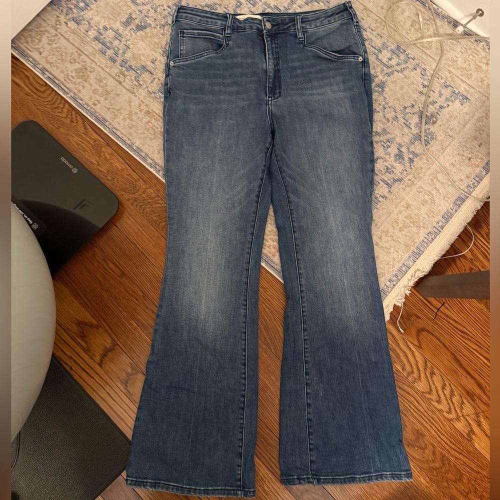 Pilcro Anthropologie Blue Flare Women's Jeans